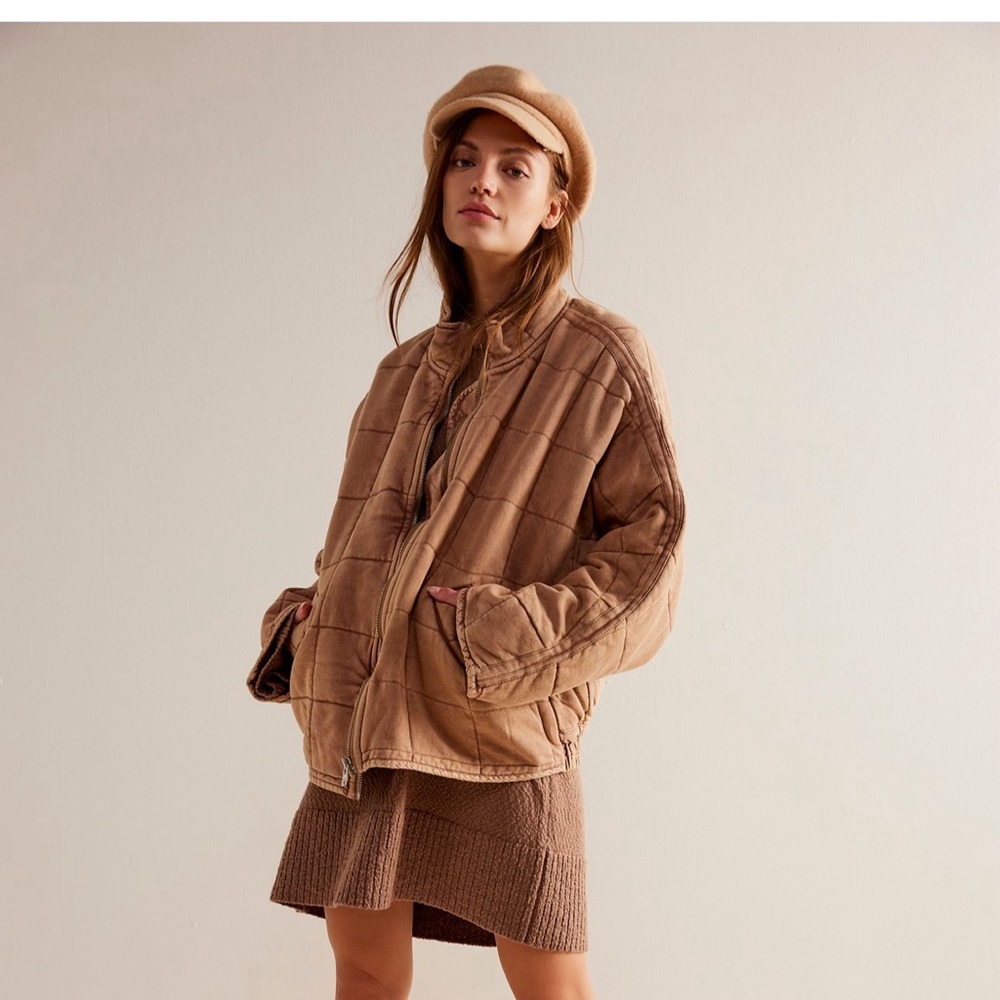 Free People Dolman Quilted Jacket